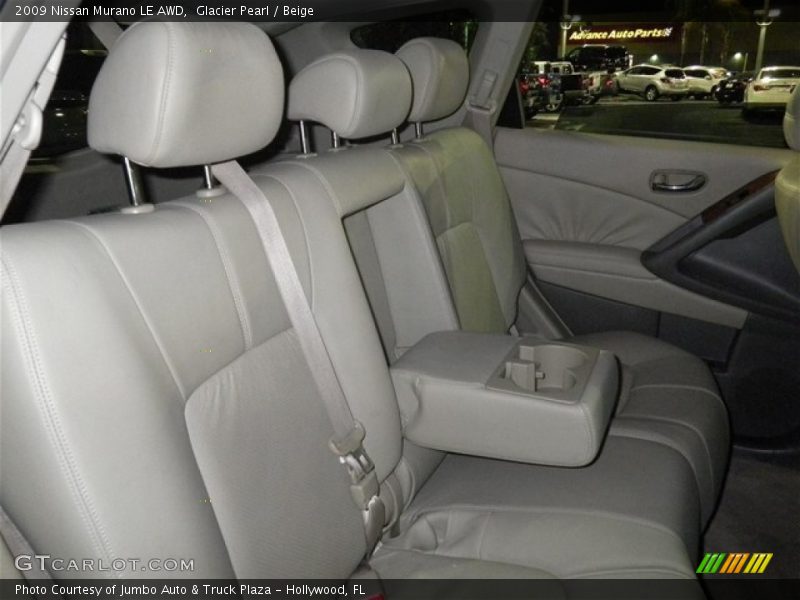 Glacier Pearl / Beige 2009 Nissan Murano LE AWD