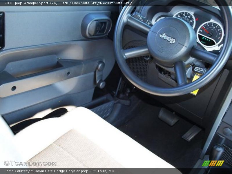 Black / Dark Slate Gray/Medium Slate Gray 2010 Jeep Wrangler Sport 4x4