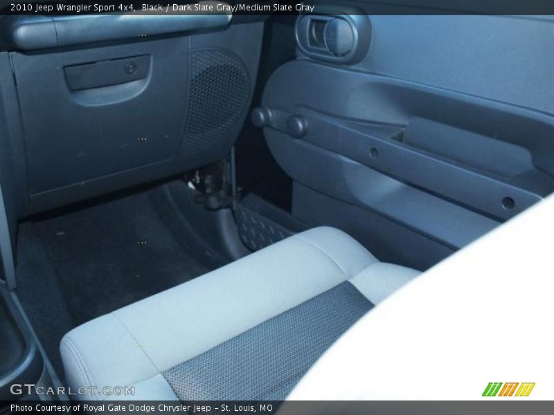 Black / Dark Slate Gray/Medium Slate Gray 2010 Jeep Wrangler Sport 4x4