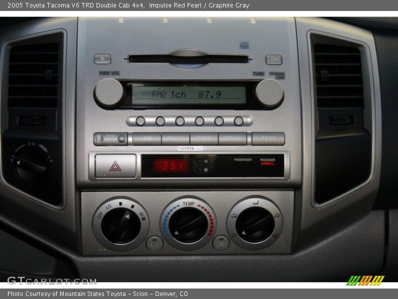 Impulse Red Pearl / Graphite Gray 2005 Toyota Tacoma V6 TRD Double Cab 4x4