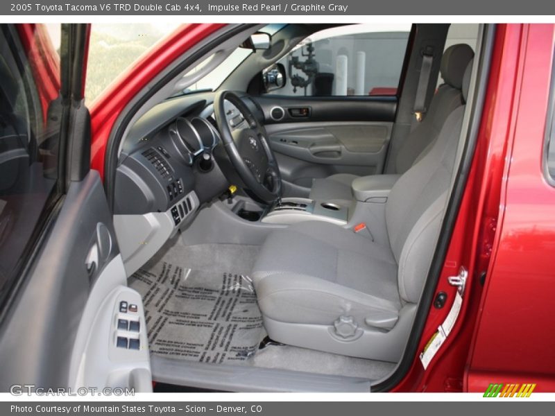 Impulse Red Pearl / Graphite Gray 2005 Toyota Tacoma V6 TRD Double Cab 4x4