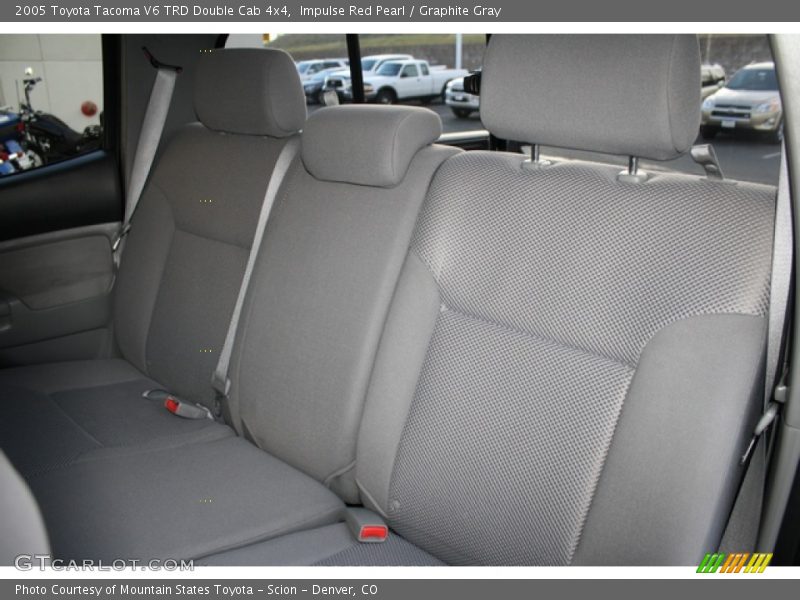 Impulse Red Pearl / Graphite Gray 2005 Toyota Tacoma V6 TRD Double Cab 4x4