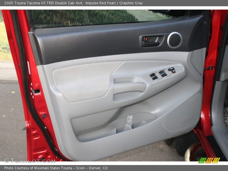 Impulse Red Pearl / Graphite Gray 2005 Toyota Tacoma V6 TRD Double Cab 4x4
