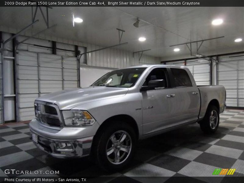 Bright Silver Metallic / Dark Slate/Medium Graystone 2009 Dodge Ram 1500 Lone Star Edition Crew Cab 4x4