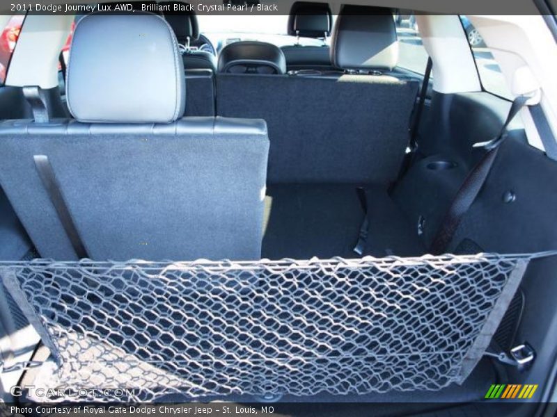Brilliant Black Crystal Pearl / Black 2011 Dodge Journey Lux AWD