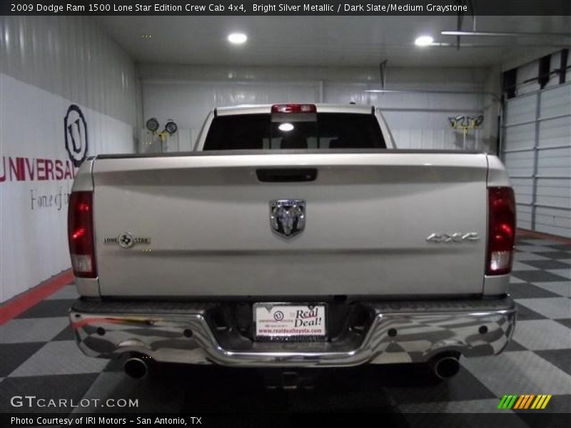 Bright Silver Metallic / Dark Slate/Medium Graystone 2009 Dodge Ram 1500 Lone Star Edition Crew Cab 4x4