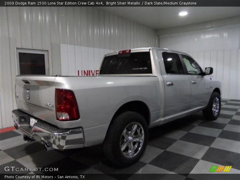 Bright Silver Metallic / Dark Slate/Medium Graystone 2009 Dodge Ram 1500 Lone Star Edition Crew Cab 4x4