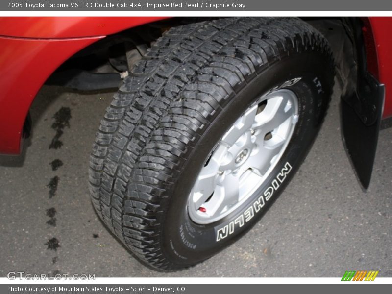Impulse Red Pearl / Graphite Gray 2005 Toyota Tacoma V6 TRD Double Cab 4x4