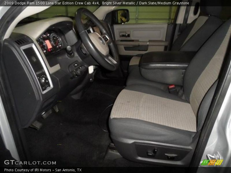 Bright Silver Metallic / Dark Slate/Medium Graystone 2009 Dodge Ram 1500 Lone Star Edition Crew Cab 4x4