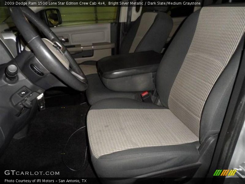 Bright Silver Metallic / Dark Slate/Medium Graystone 2009 Dodge Ram 1500 Lone Star Edition Crew Cab 4x4