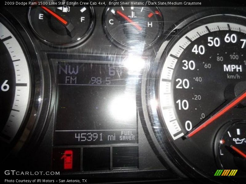 Bright Silver Metallic / Dark Slate/Medium Graystone 2009 Dodge Ram 1500 Lone Star Edition Crew Cab 4x4