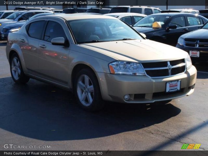 Bright Silver Metallic / Dark Slate Gray 2010 Dodge Avenger R/T