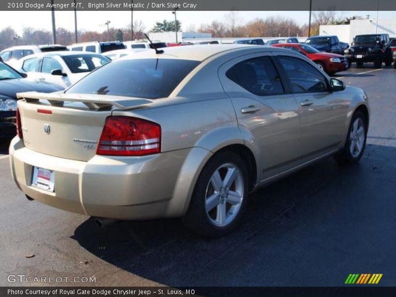 Bright Silver Metallic / Dark Slate Gray 2010 Dodge Avenger R/T