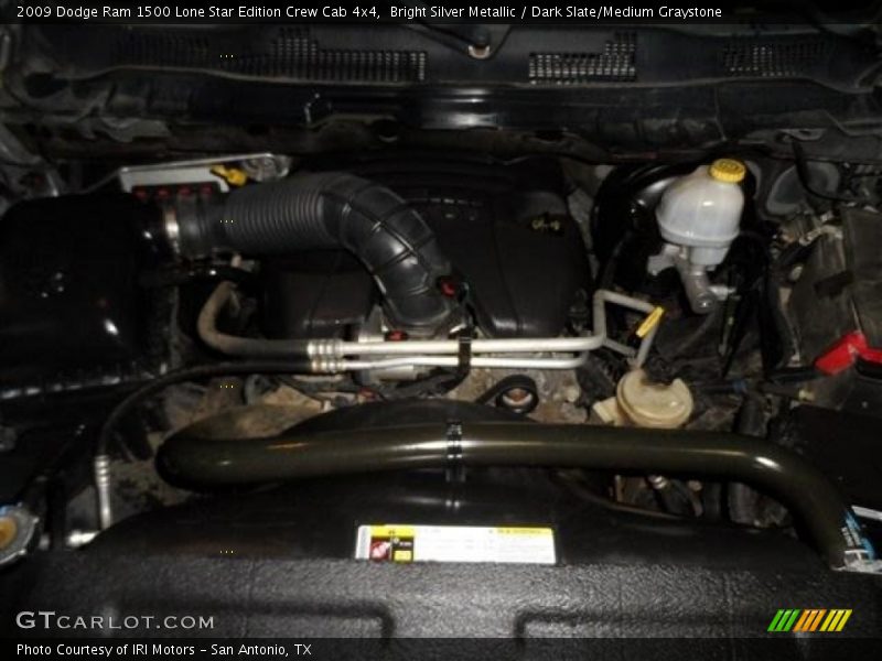 Bright Silver Metallic / Dark Slate/Medium Graystone 2009 Dodge Ram 1500 Lone Star Edition Crew Cab 4x4