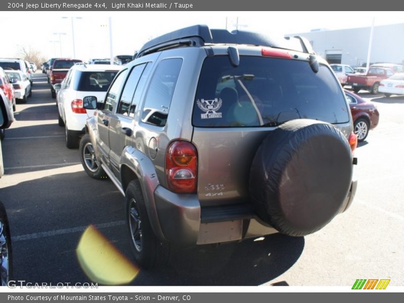 Light Khaki Metallic / Taupe 2004 Jeep Liberty Renegade 4x4