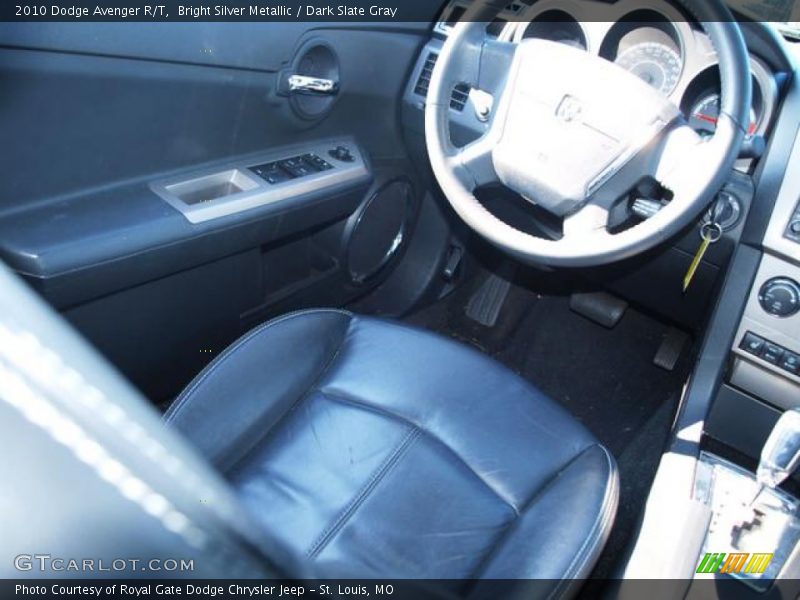 Bright Silver Metallic / Dark Slate Gray 2010 Dodge Avenger R/T