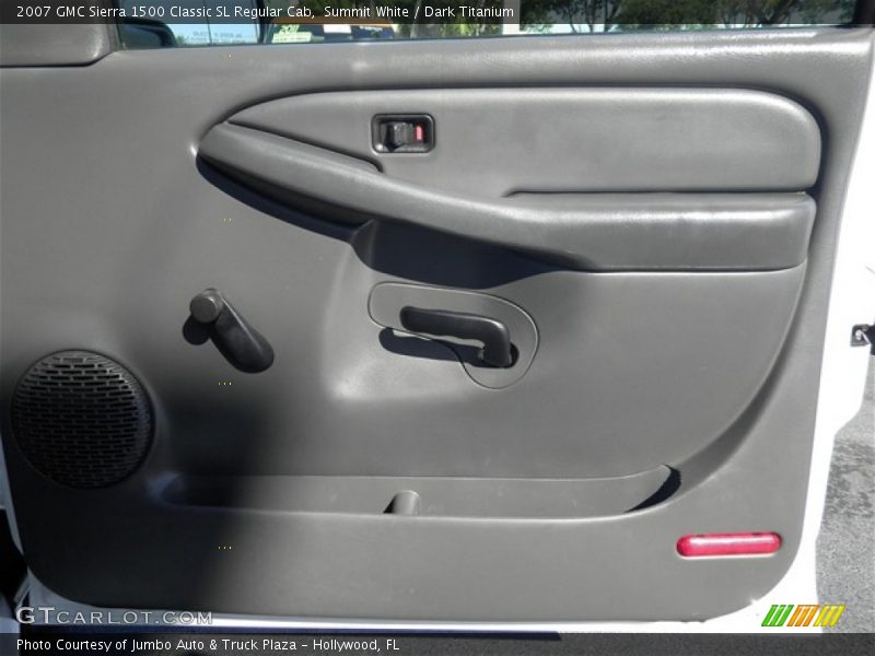 Summit White / Dark Titanium 2007 GMC Sierra 1500 Classic SL Regular Cab