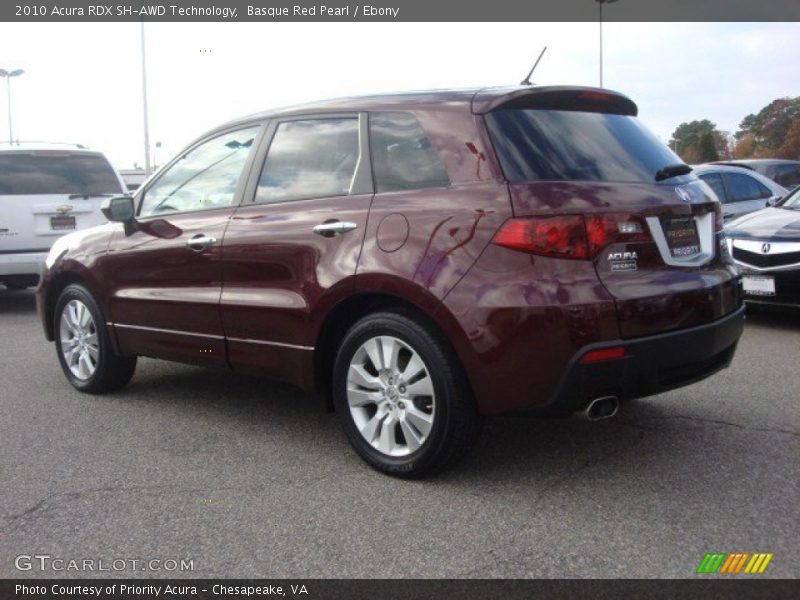 Basque Red Pearl / Ebony 2010 Acura RDX SH-AWD Technology