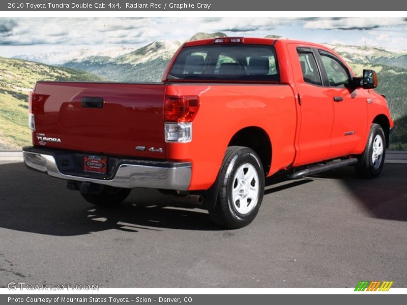 Radiant Red / Graphite Gray 2010 Toyota Tundra Double Cab 4x4