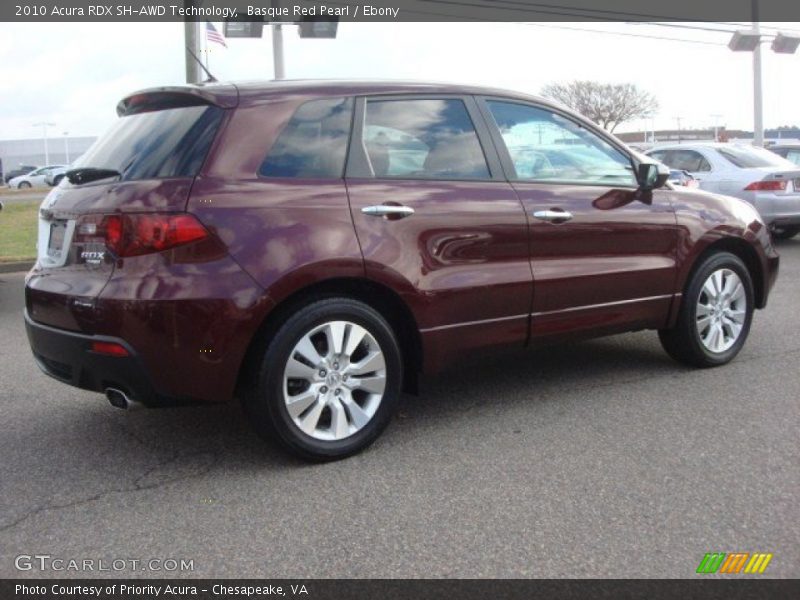 Basque Red Pearl / Ebony 2010 Acura RDX SH-AWD Technology