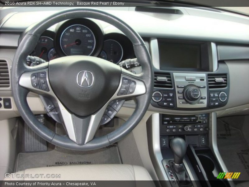 Basque Red Pearl / Ebony 2010 Acura RDX SH-AWD Technology