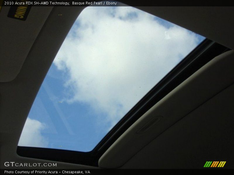 Basque Red Pearl / Ebony 2010 Acura RDX SH-AWD Technology