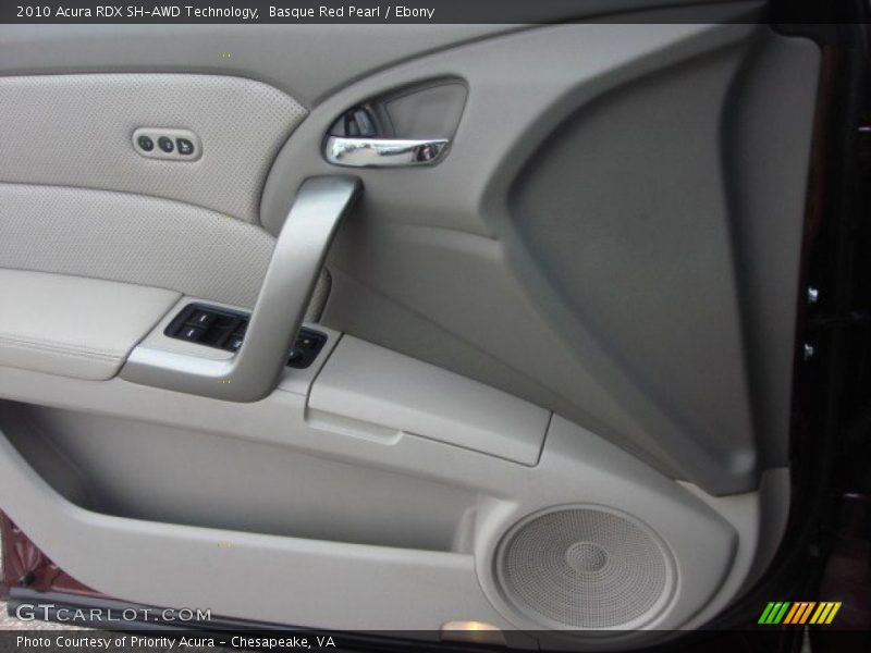 Basque Red Pearl / Ebony 2010 Acura RDX SH-AWD Technology