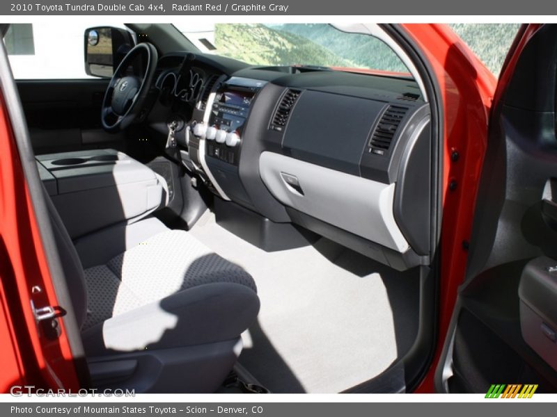 Radiant Red / Graphite Gray 2010 Toyota Tundra Double Cab 4x4