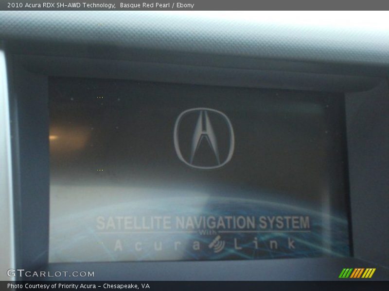 Basque Red Pearl / Ebony 2010 Acura RDX SH-AWD Technology