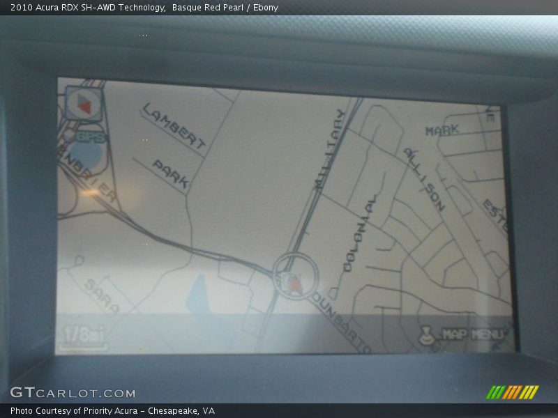 Basque Red Pearl / Ebony 2010 Acura RDX SH-AWD Technology