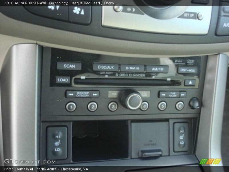 Basque Red Pearl / Ebony 2010 Acura RDX SH-AWD Technology