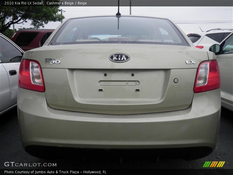 Cashmere Beige / Beige 2010 Kia Rio LX Sedan