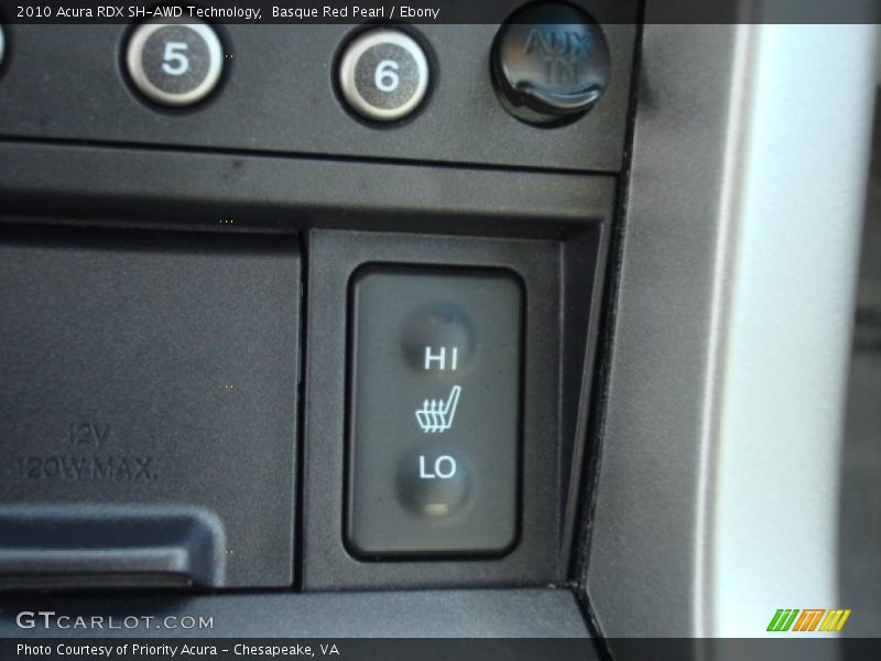 Basque Red Pearl / Ebony 2010 Acura RDX SH-AWD Technology