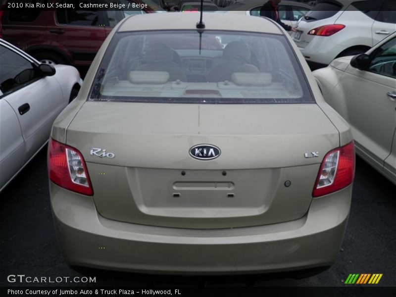 Cashmere Beige / Beige 2010 Kia Rio LX Sedan