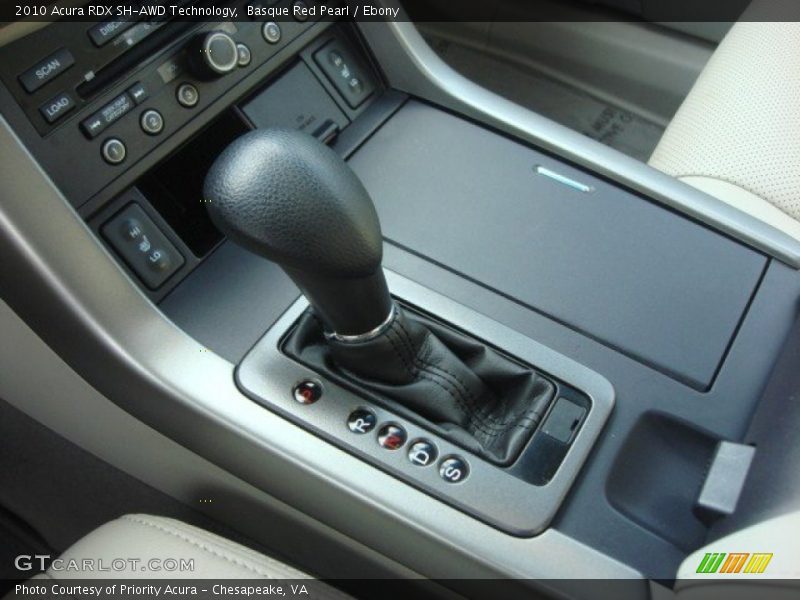 Basque Red Pearl / Ebony 2010 Acura RDX SH-AWD Technology