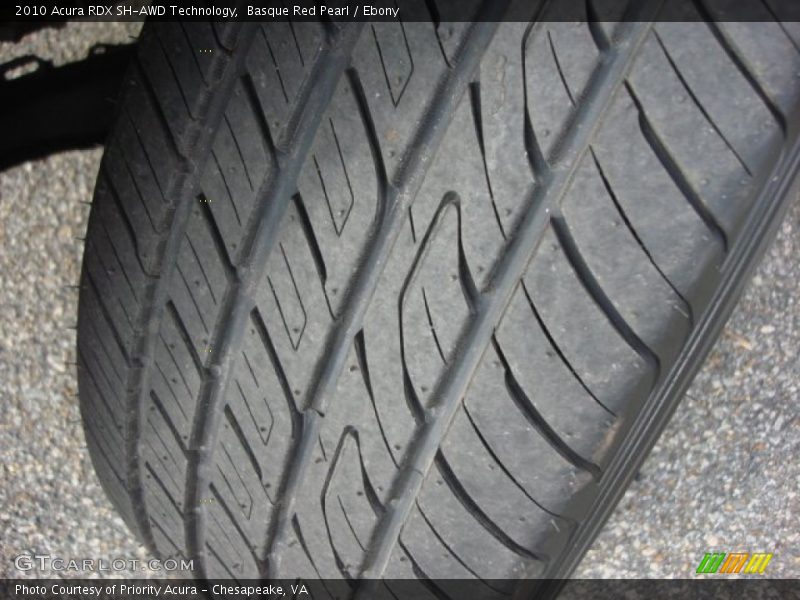 Basque Red Pearl / Ebony 2010 Acura RDX SH-AWD Technology