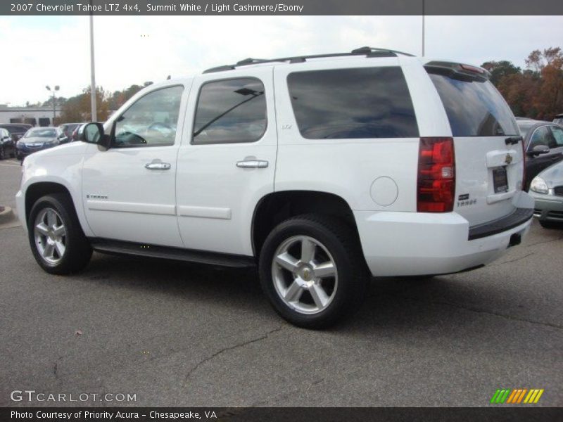 Summit White / Light Cashmere/Ebony 2007 Chevrolet Tahoe LTZ 4x4