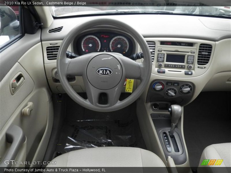 Dashboard of 2010 Rio LX Sedan