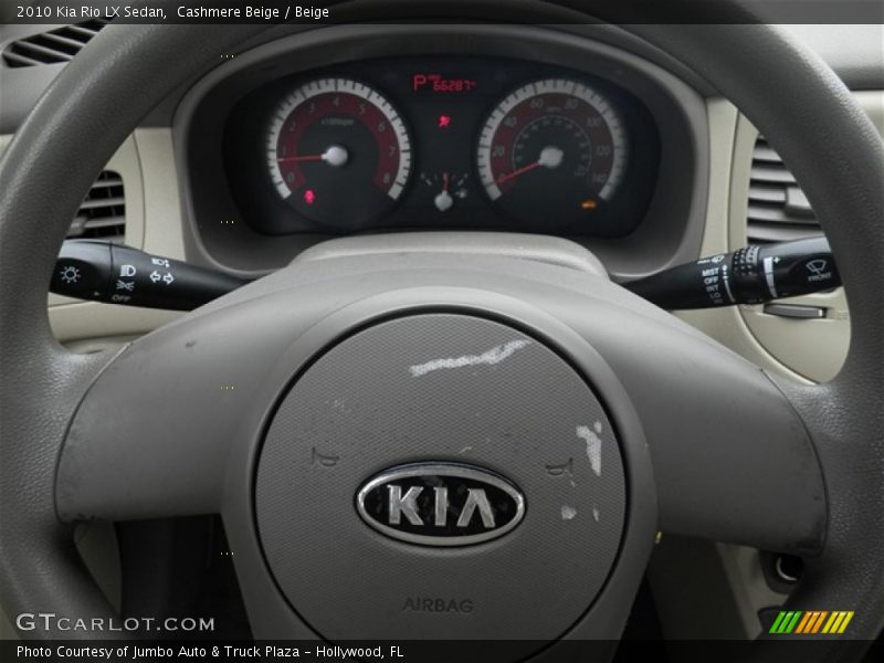 Cashmere Beige / Beige 2010 Kia Rio LX Sedan