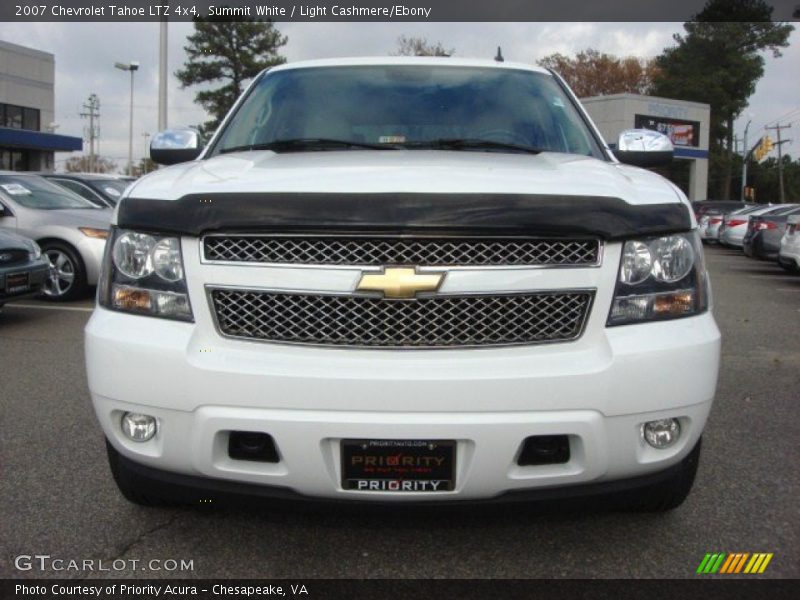 Summit White / Light Cashmere/Ebony 2007 Chevrolet Tahoe LTZ 4x4