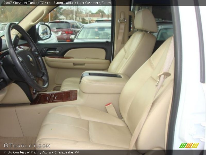 Summit White / Light Cashmere/Ebony 2007 Chevrolet Tahoe LTZ 4x4