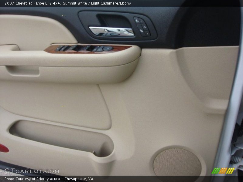 Summit White / Light Cashmere/Ebony 2007 Chevrolet Tahoe LTZ 4x4