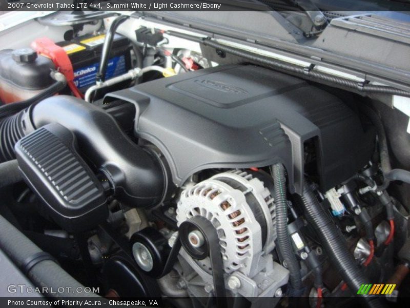 Summit White / Light Cashmere/Ebony 2007 Chevrolet Tahoe LTZ 4x4