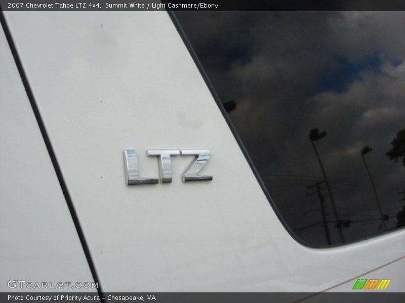 Summit White / Light Cashmere/Ebony 2007 Chevrolet Tahoe LTZ 4x4