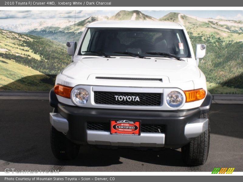 Iceberg White / Dark Charcoal 2010 Toyota FJ Cruiser 4WD