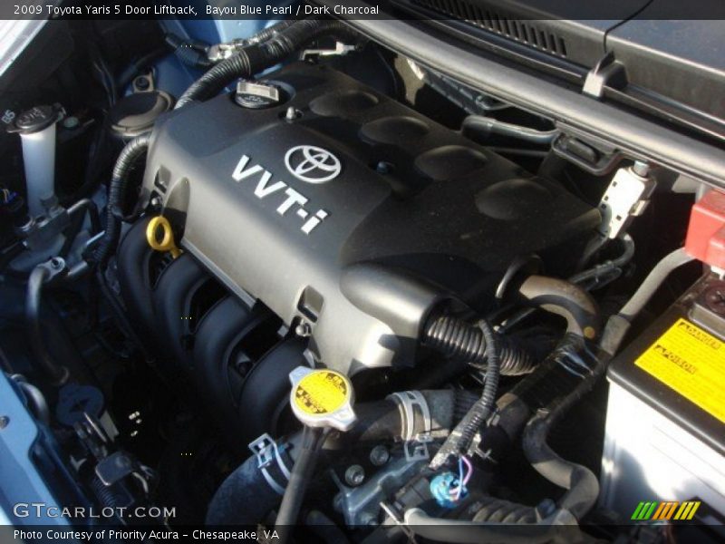  2009 Yaris 5 Door Liftback Engine - 1.5 Liter DOHC 16-Valve VVT-i 4 Cylinder