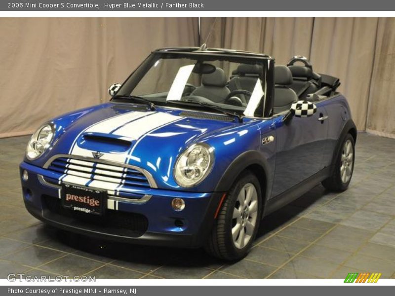Hyper Blue Metallic / Panther Black 2006 Mini Cooper S Convertible