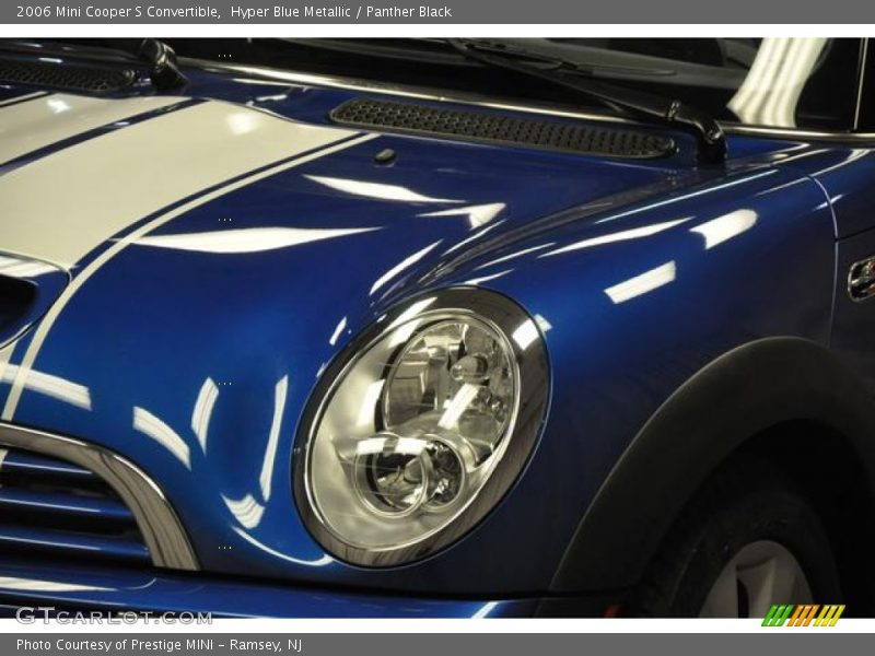 Hyper Blue Metallic / Panther Black 2006 Mini Cooper S Convertible