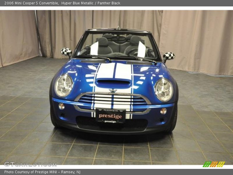 Hyper Blue Metallic / Panther Black 2006 Mini Cooper S Convertible