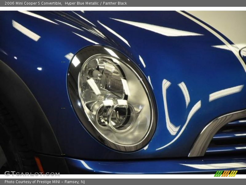 Hyper Blue Metallic / Panther Black 2006 Mini Cooper S Convertible